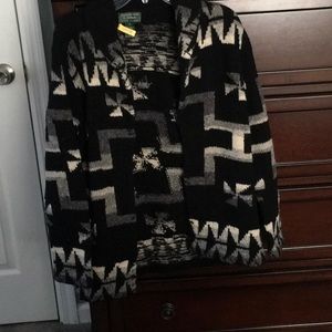 Lauren hand knit wool cardigan